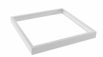 Surface frame for 60x60 LED panels - aluminum, white, foldable